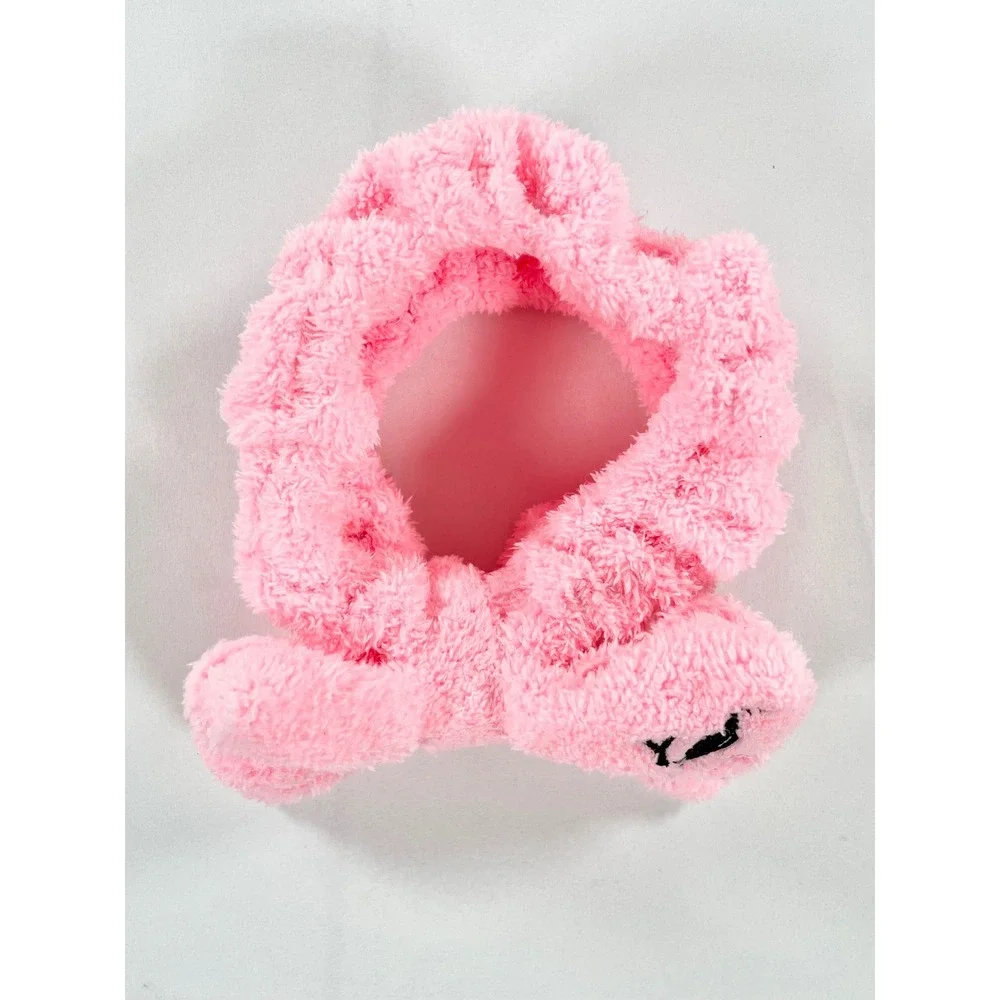 Young Living Essential Oils YL Pink‎ Spa Headband Plush Skincare Bow Facial GRWM
